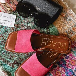 Women's Summer Shoes | Bali Slide Sandals | Pink